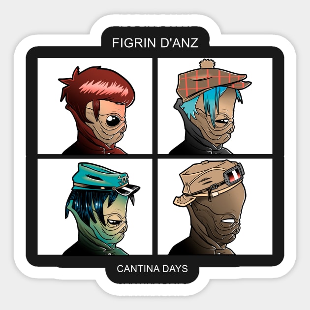 Cantina Days Sticker by Cromanart